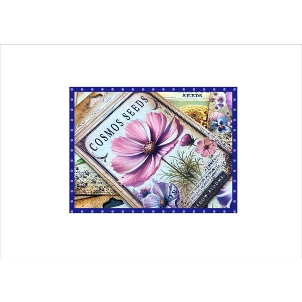 画像5: 花の種の袋＊デイジー＊自分で作る♪＊12柄＊素材セット＊ オリジナル (5)