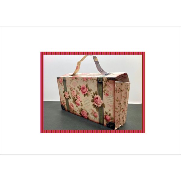 画像7: アコーディオンファイルBag＊ローズ＊マジックテープ付き＊作り方あり♪＊ オリジナル  (7)