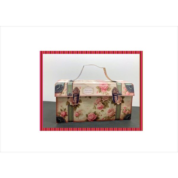 画像4: アコーディオンファイルBag＊ローズ＊マジックテープ付き＊作り方あり♪＊ オリジナル  (4)