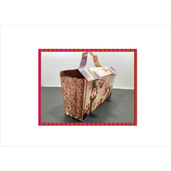 画像6: アコーディオンファイルBag＊ローズ＊マジックテープ付き＊作り方あり♪＊ オリジナル  (6)