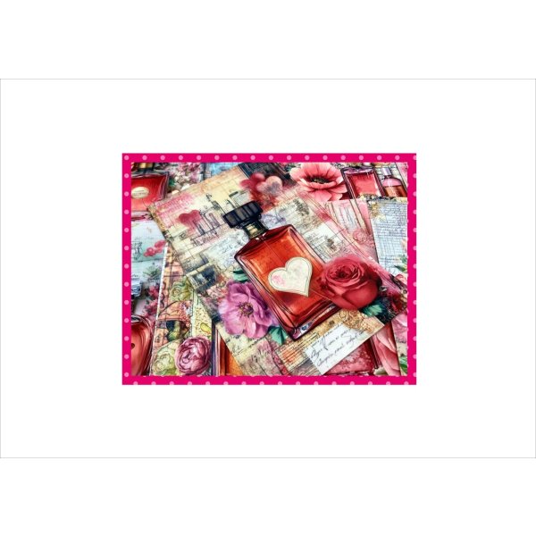 画像7: パフューム＊香水ボトル＊コラージュペーパー＊柄違い40枚＊オリジナル (7)