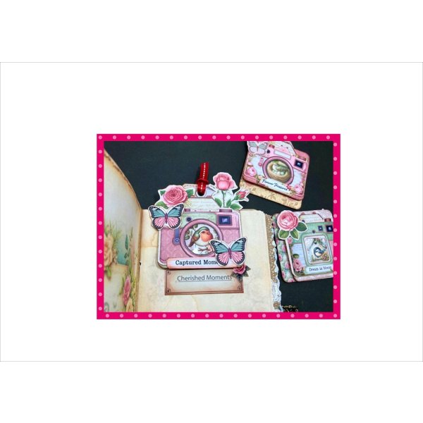 画像1: 隠しクリップポケット＊カメラ＊ゼムクリップ付き＊作り方あり♪キット＊ オリジナル (1)