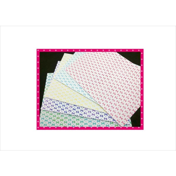 画像12: グラデーションリボン＊コラージュペーパー＊柄違い5枚＊オリジナル (12)