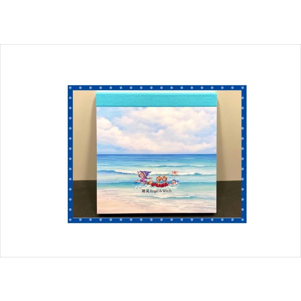 画像2: 海辺の少女♪＊メモ帳＊36枚＊オリジナル (2)