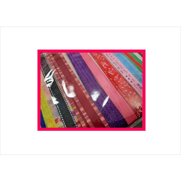 画像4: いろいろリボン10点セット＊100cm×10本＊台紙も使える♪ (4)