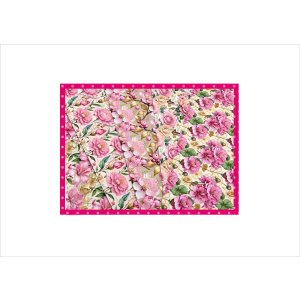 画像: 五種類の花＊コラージュペーパー＊柄違い5枚＊オリジナル