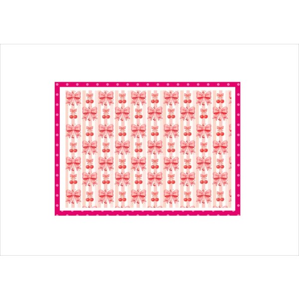 画像10: さくらんぼ＊コラージュペーパー＊柄違い5枚＊オリジナル (10)