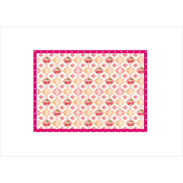 画像4: さくらんぼ＊コラージュペーパー＊柄違い5枚＊オリジナル (4)