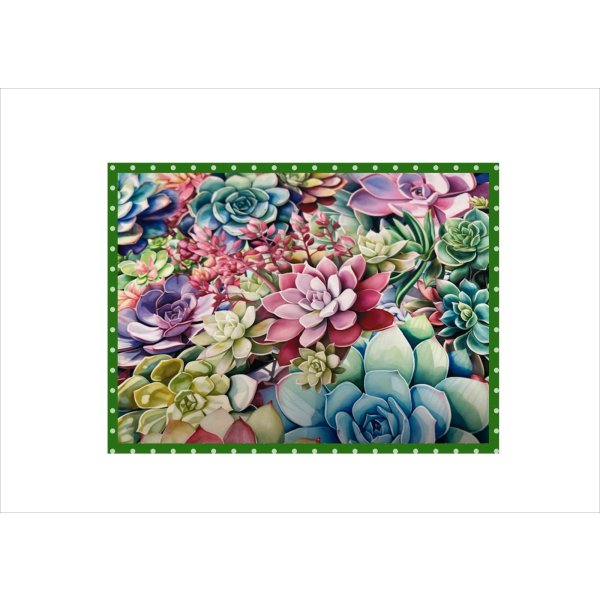 画像5: 多肉だらけ＊コラージュペーパー＊2柄×2枚＊4枚＊オリジナル (5)