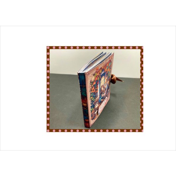 画像6: 秋のスクラップブック＊ジャンクジャーナル＊ブラッズ付き＊作り方あり♪キット＊ オリジナル (6)