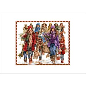 画像: オータムレディ*コラージュペーパー*4枚(2柄×2枚)*オリジナル