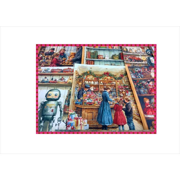 画像10: おもちゃ屋さんのクリスマス＊ペーパーセット＊大きめ折り紙＊柄違い10枚＊オリジナル (10)