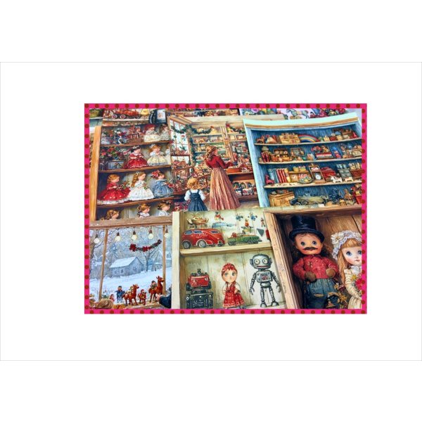 画像9: おもちゃ屋さんのクリスマス＊ペーパーセット＊大きめ折り紙＊柄違い10枚＊オリジナル (9)