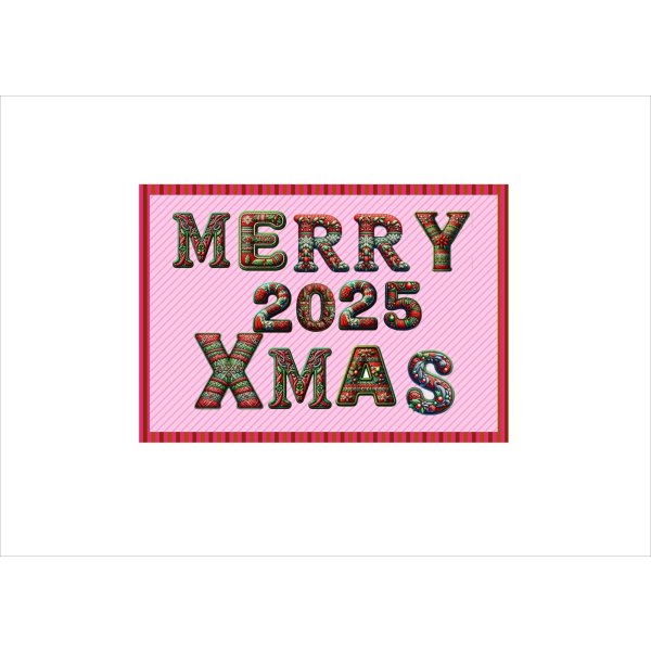 画像1: パーツ＊クリスマス＊アルファベット＆数字＊コラージュペーパー＊大きさいろいろ5枚＊オリジナル (1)