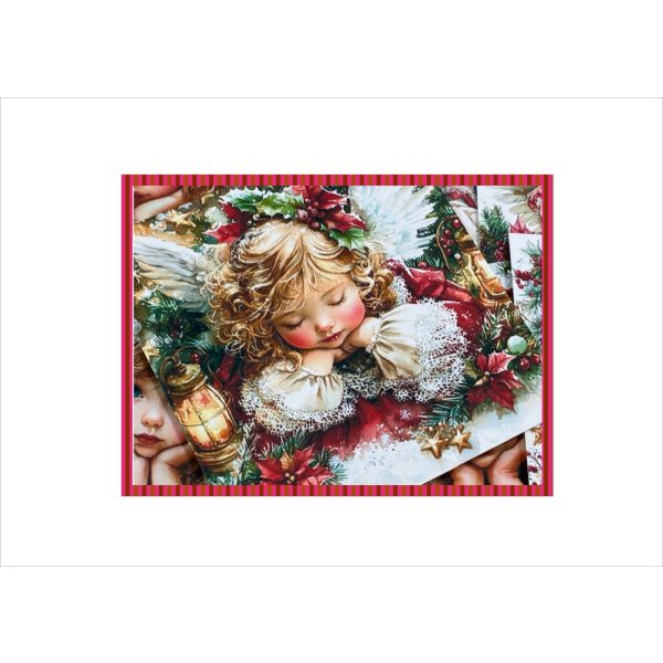 画像5: クリスマスエンジェル＊カットシール＊柄違い＊20枚＊オリジナル (5)