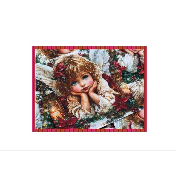 画像4: クリスマスエンジェル＊カットシール＊柄違い＊20枚＊オリジナル (4)